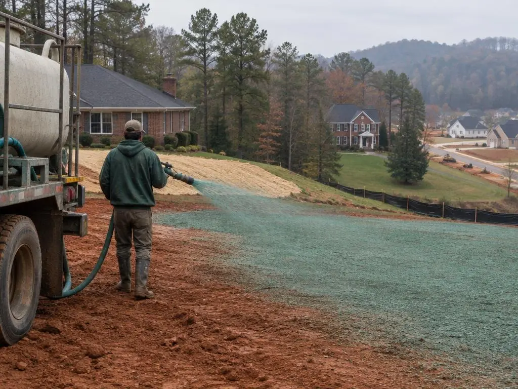 Home Lawn Hydroseeding in Greensboro, NC